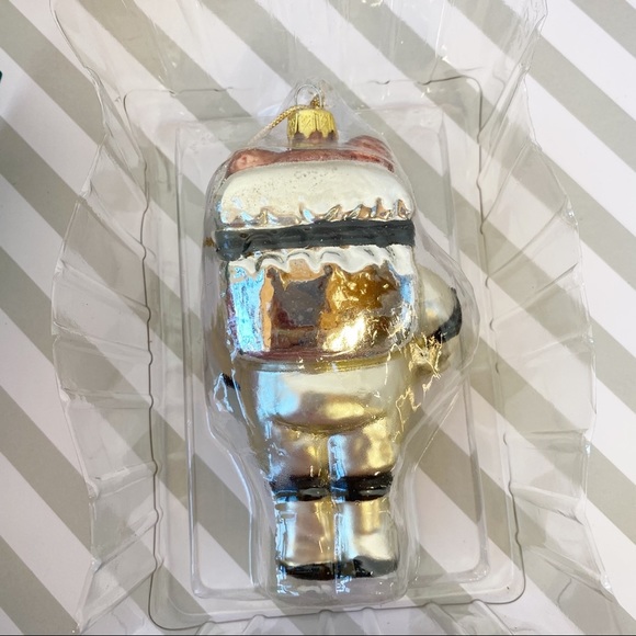 Vintage Hand Blown Teddy's in Time Bear Ornament The 60’s Teddy's in Space - Picture 7 of 7
